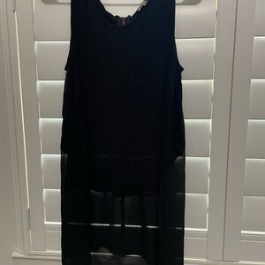 Elegant Black Sleeveless Dress